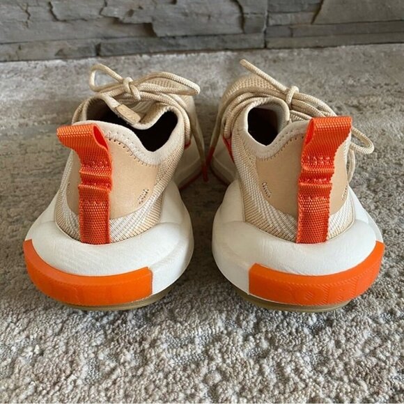 Sorel Explorer Defy Low Top Sneakers Tennis Shoes Ceramic Chalk Orange Cream - Picture 4 of 9